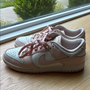 Baby pink Nike sneakers